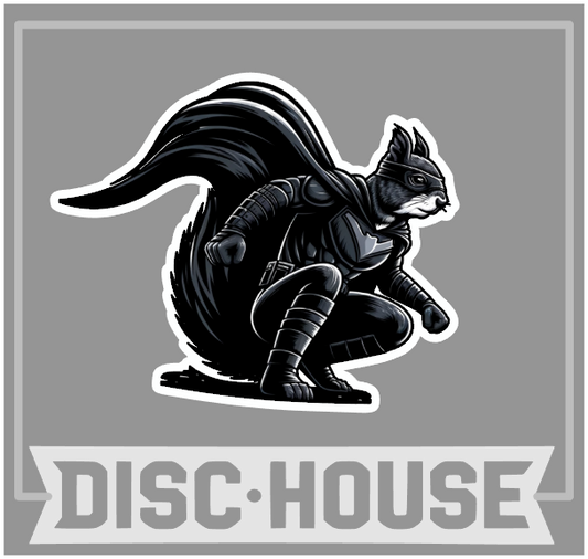 BatSquirrelMan - Disc House Sticker