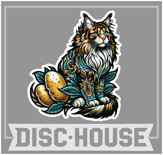 Potato Cat - Disc House Sticker