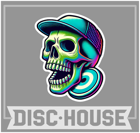 Skull Crusher - Disc House Sticker