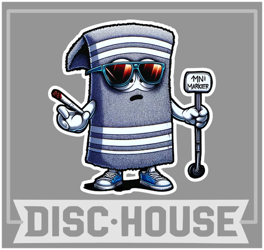 Towely - Disc House Sticker