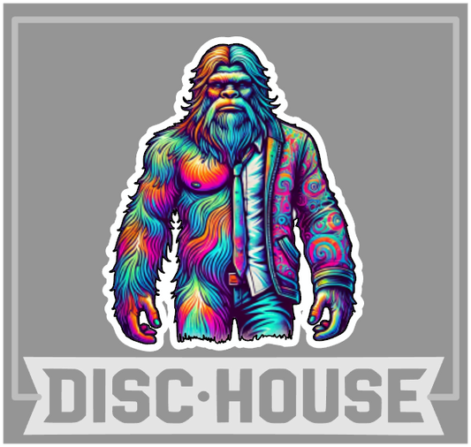 Two Face Squatch - Disc House Sticker